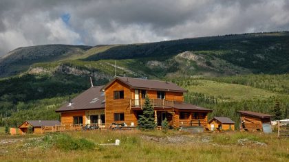British Columbia hunting lodge